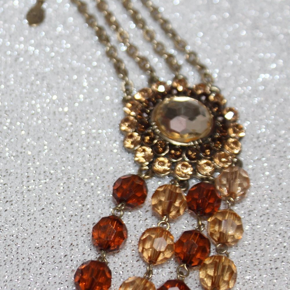 Robert Rose Statement Rhinestone And Acrylic Bead… - image 8